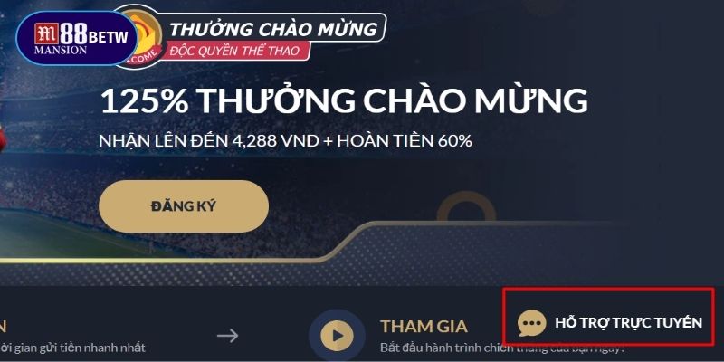 Liên hệ M88 qua kênh chat trực tuyến 24/7